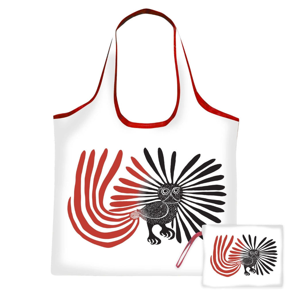 'Enchanted Owl' Eco-Reusable Shopping Bag by Kenojuak Ashevak