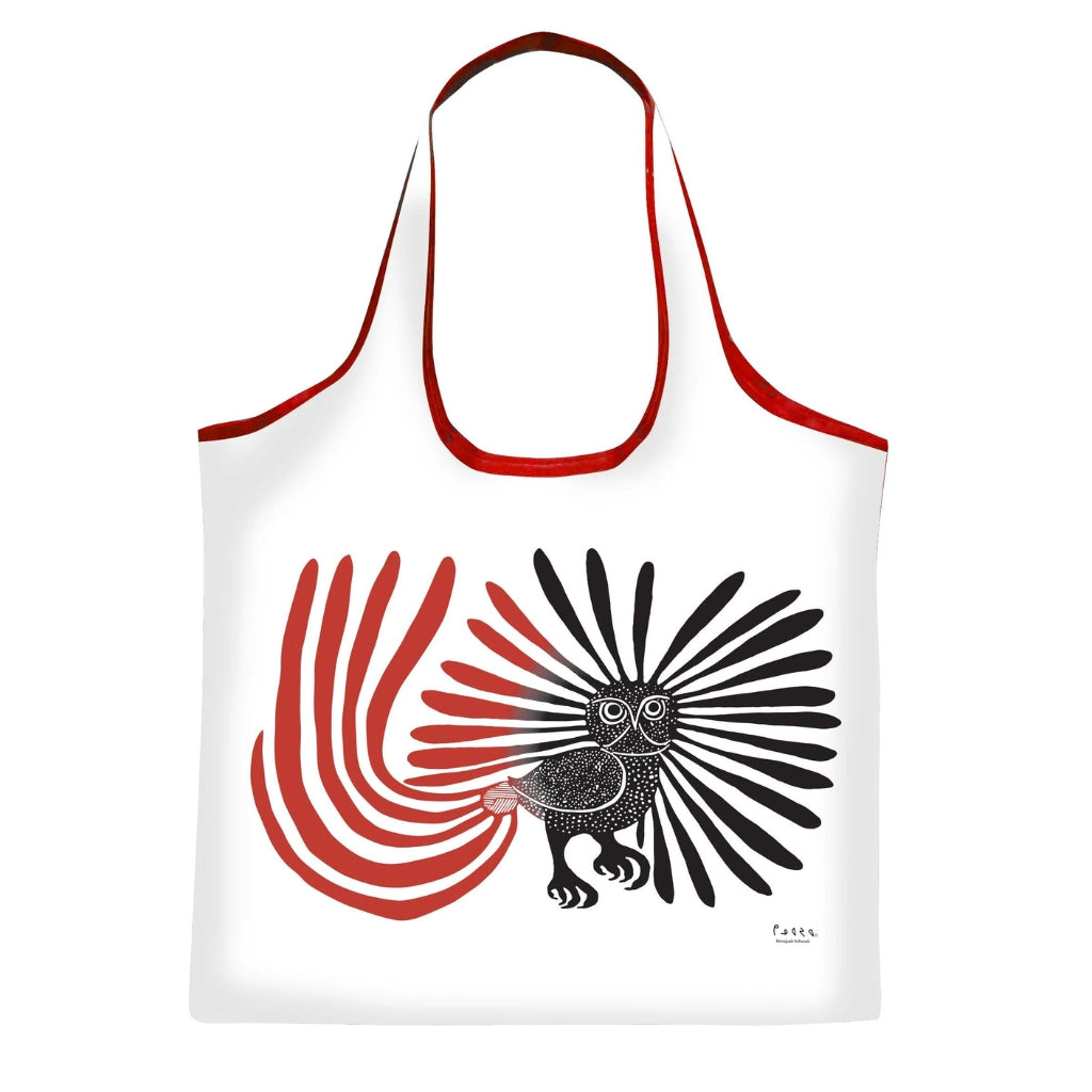 'Enchanted Owl' Eco-Reusable Shopping Bag by Kenojuak Ashevak