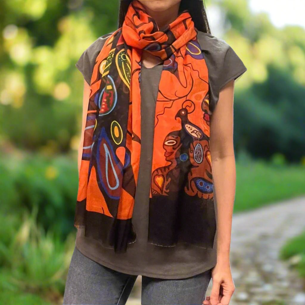 'A Family Reimagined' Eco-Scarf by Cody James Houle