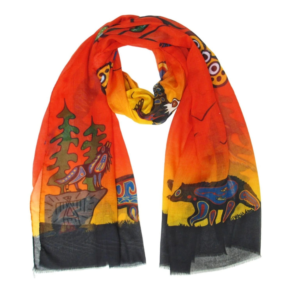 'Seven Grandfather Teachings' Eco-Scarf by Cody James Houle