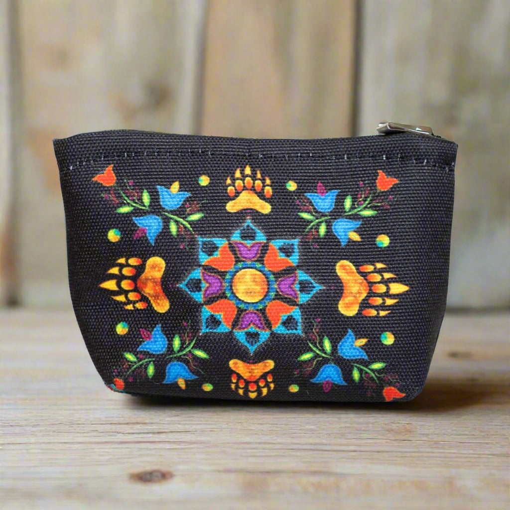 'Revelation' Canvas Coin Purse by Tracey Metallic