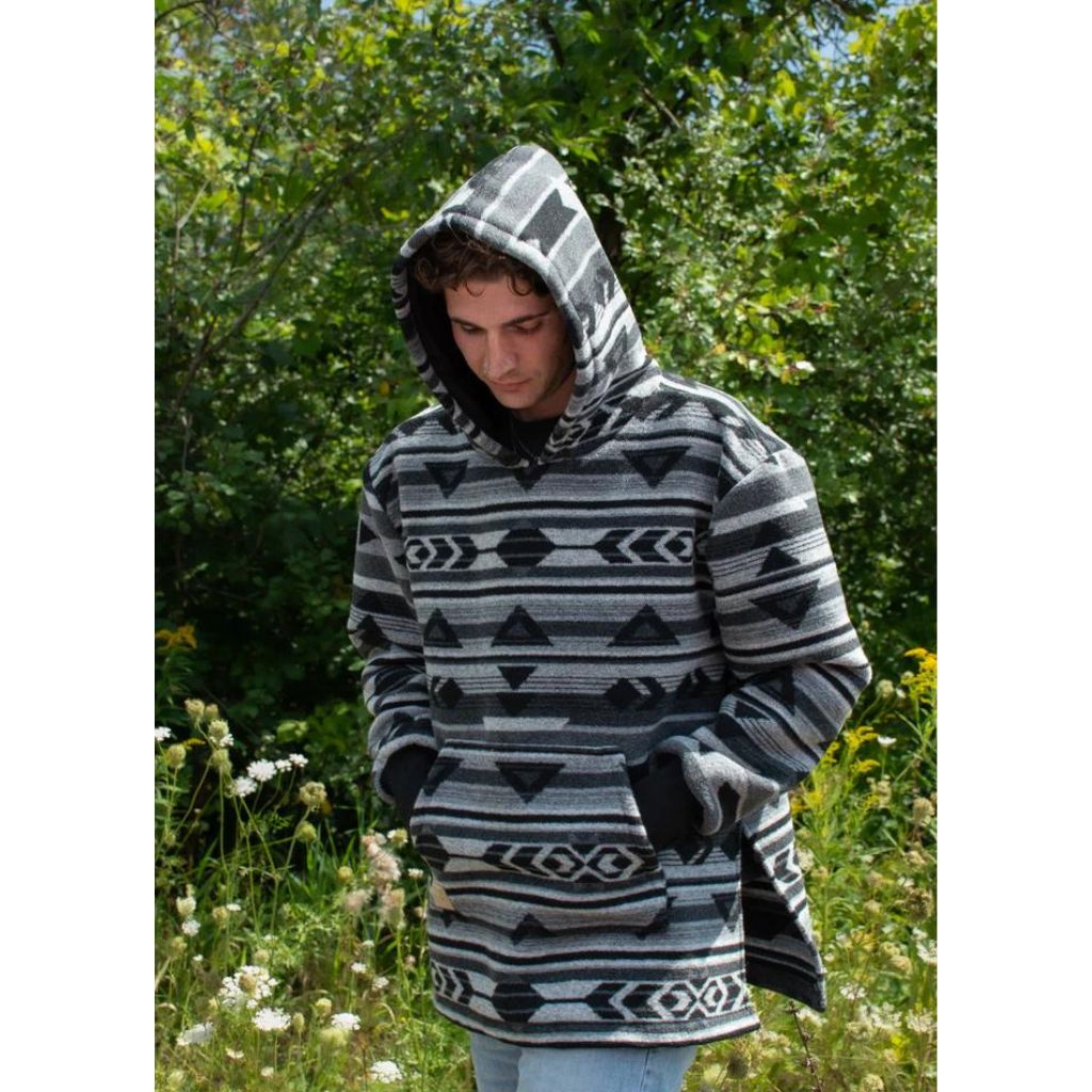 Hooded poncho outlet