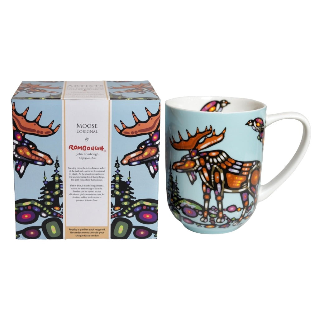 'Moose' mug by John Rombough