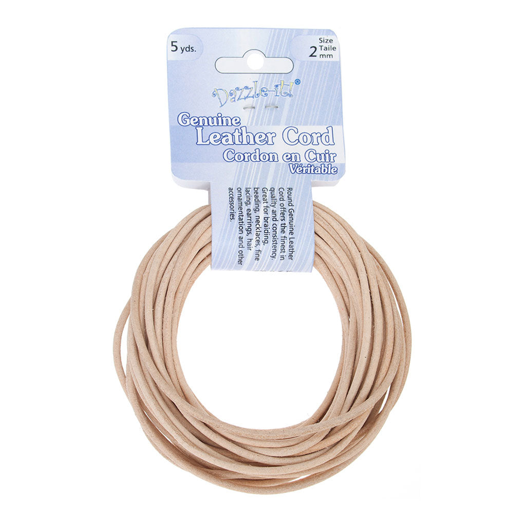 Leather cord for on sale beading