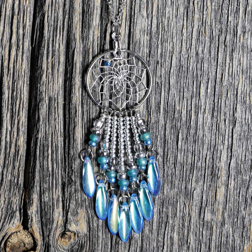 Native american deals dreamcatcher necklace