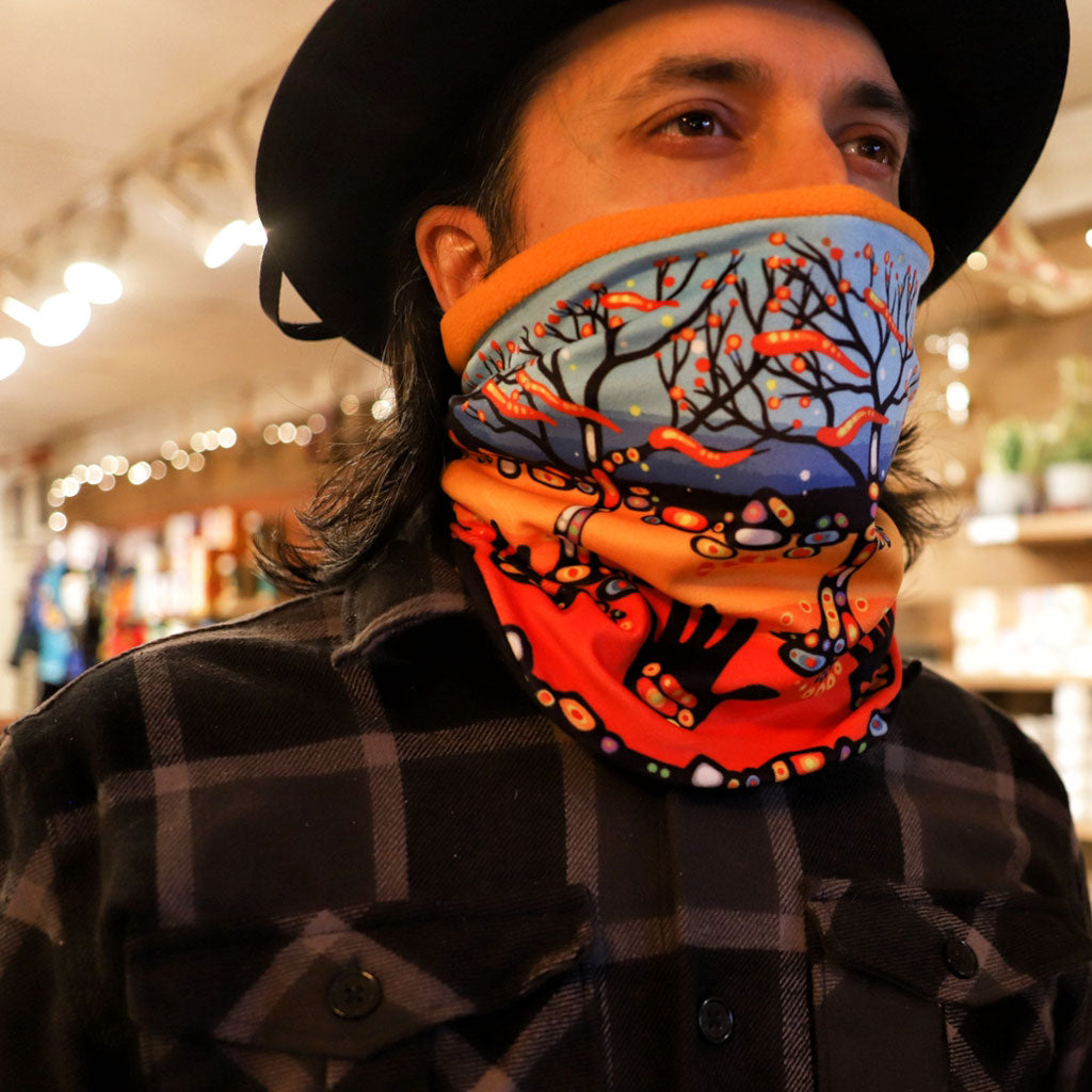 'Remember' Microfleece Neckwarmer by John Rombough